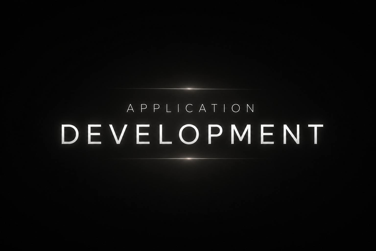 Application development